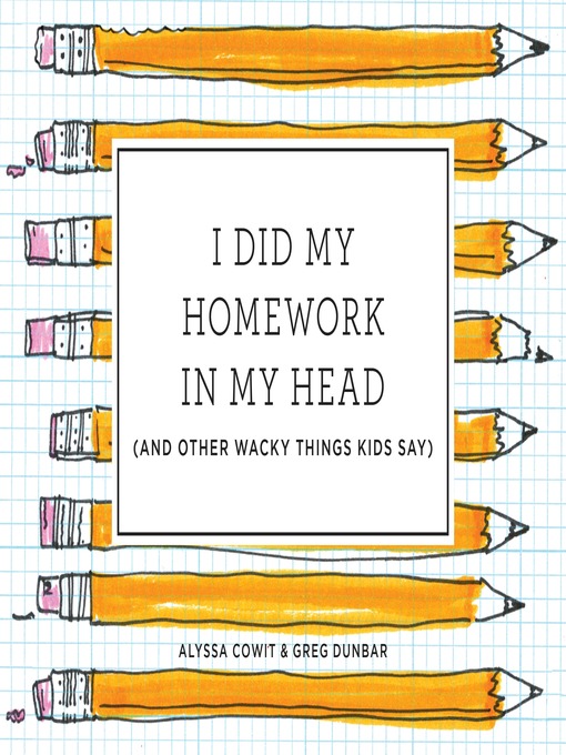 Cover image for I Did My Homework in My Head